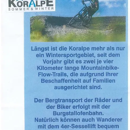 160 Rieding Haus Koralpe Top 18 Apartmán